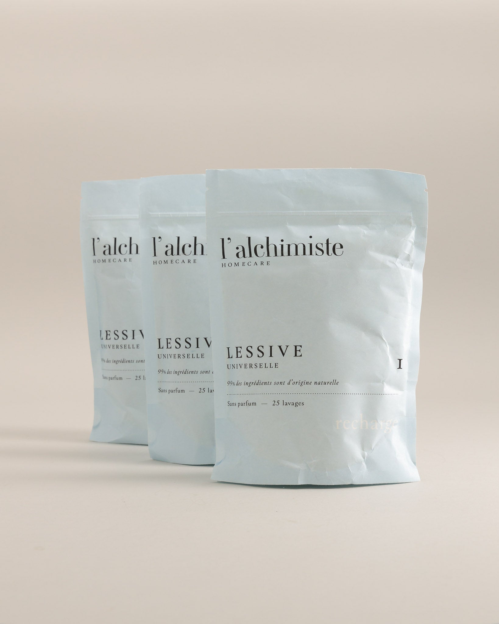 3 x Lessive sans parfum